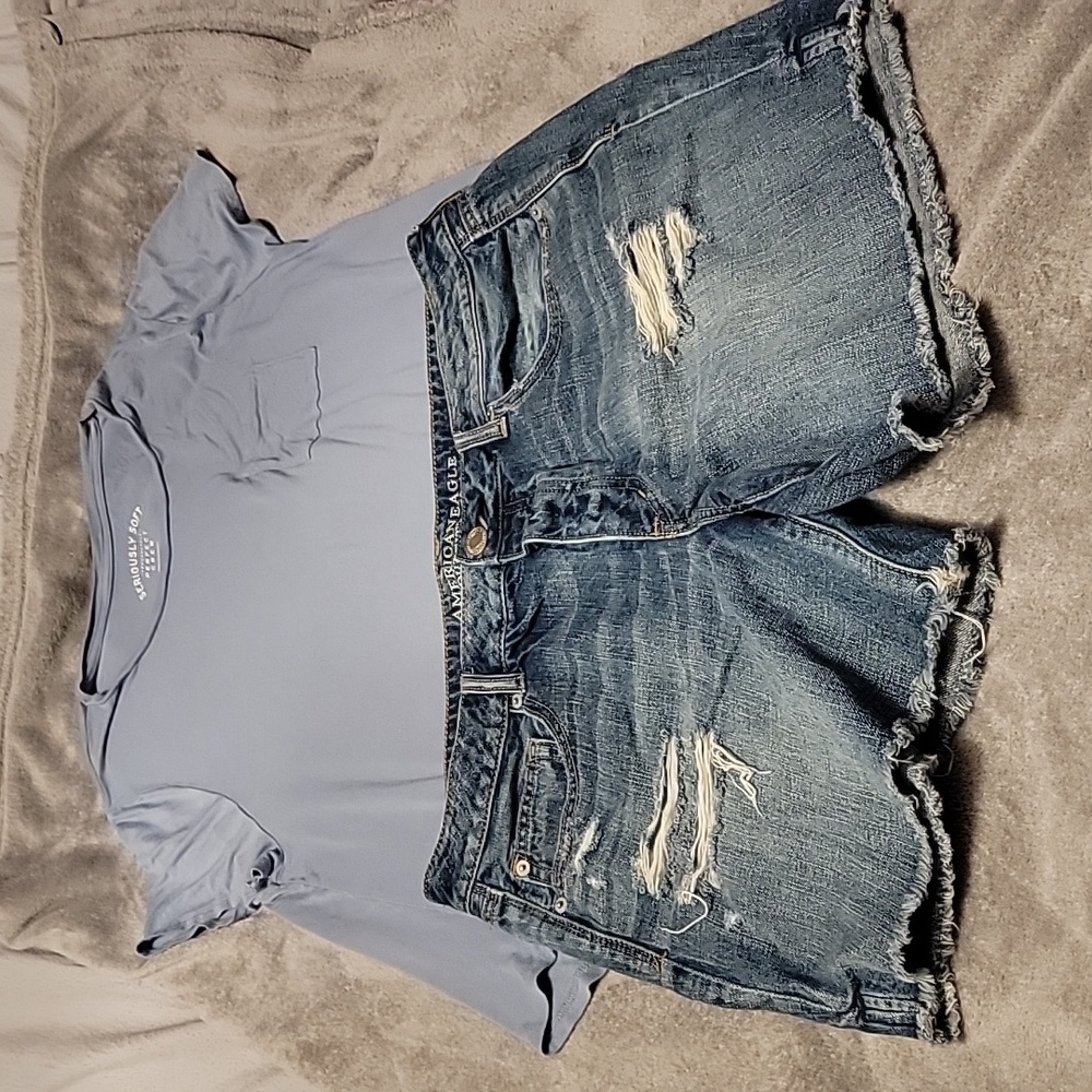 Casual cute t-shirt and shorts
